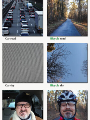 Vergleich Auto Und Fahrrad