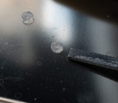 Zurechtfeilen des Positionslichtes