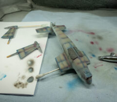 Vorbereitung für den Nachtanstrich unten